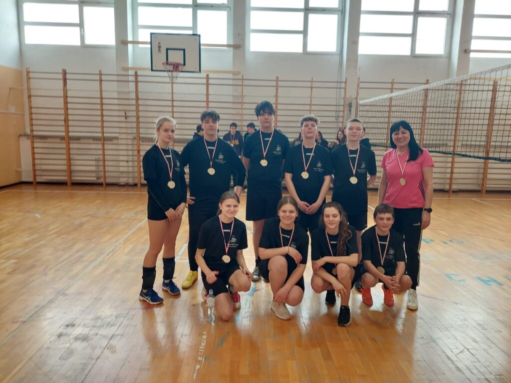 Szkolna drużyna siatkarek